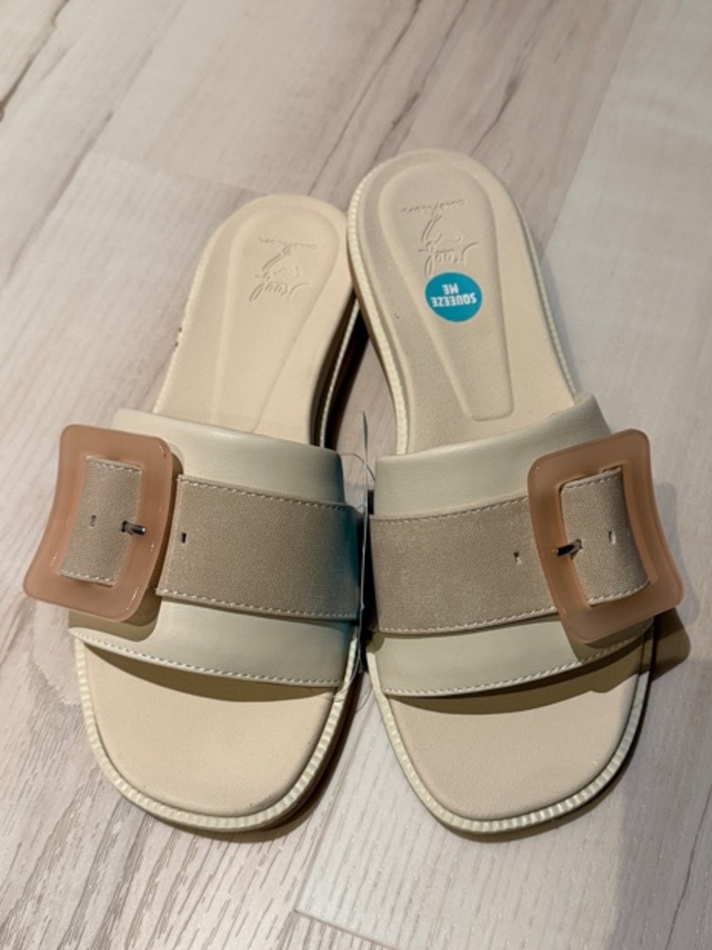 Reef Women’s Lana Buckle Slide Sandals in Vintage White, Size 7 - Picture 9 of 9